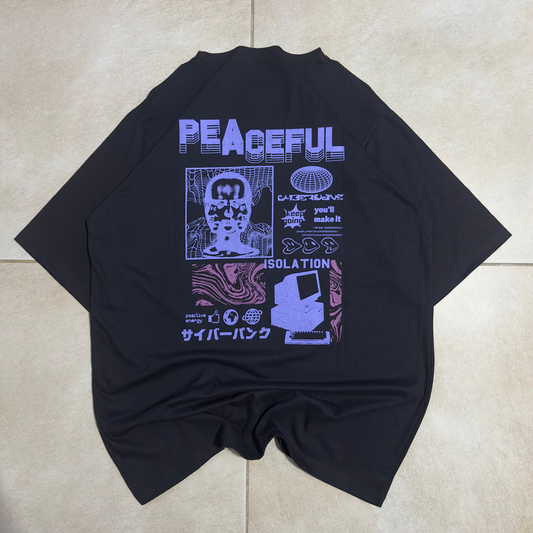 REMERA OVERSIZE PEACEFUL